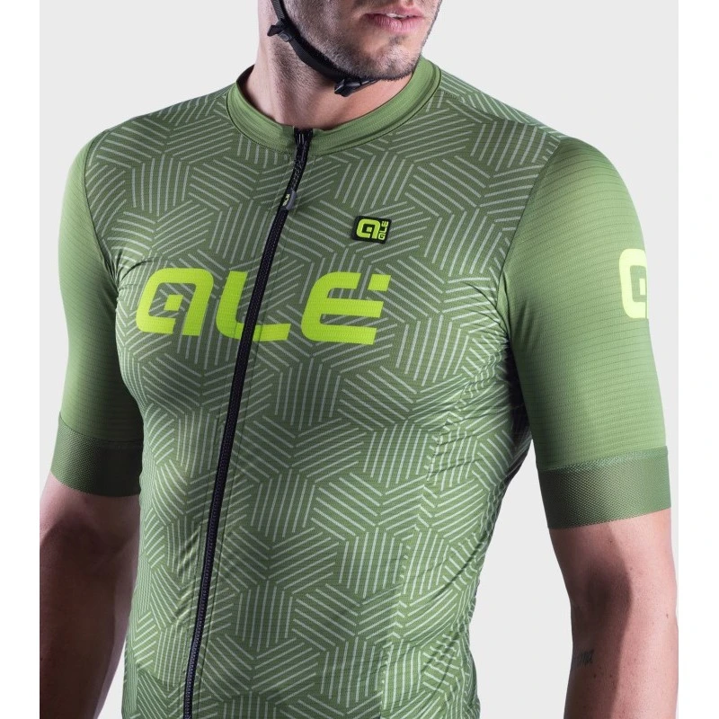 Maglia Ciclismo ALE' SOLID CROSS Verde 7 Maglia Ciclismo ALE' SOLID CROSS Verde - immagine 5