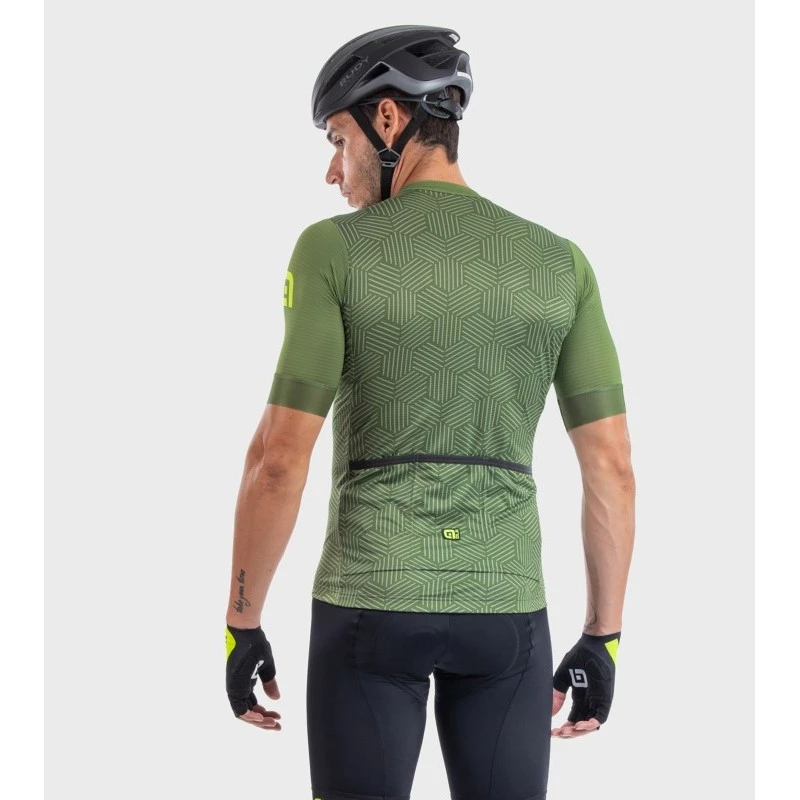 Maglia Ciclismo ALE' SOLID CROSS Verde 8 Maglia Ciclismo ALE' SOLID CROSS Verde - immagine 6