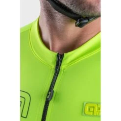 Maglia Ciclismo ALE' SOLID COLOR BLOCK Giallo Fluo 13 Maglia Ciclismo ALE' SOLID COLOR BLOCK Giallo Fluo -Vendite Santini 28392 maglia ciclismo ale solid color block giallo fluo 2