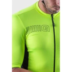 Maglia Ciclismo ALE' SOLID COLOR BLOCK Giallo Fluo 14 Maglia Ciclismo ALE' SOLID COLOR BLOCK Giallo Fluo -Vendite Santini 28392 maglia ciclismo ale solid color block giallo fluo 3