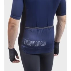 Maglia Ciclismo ALE' SOLID COLOR BLOCK Blu Marino -Vendite Santini 28937 maglia ciclismo ale solid color block blu marino 2