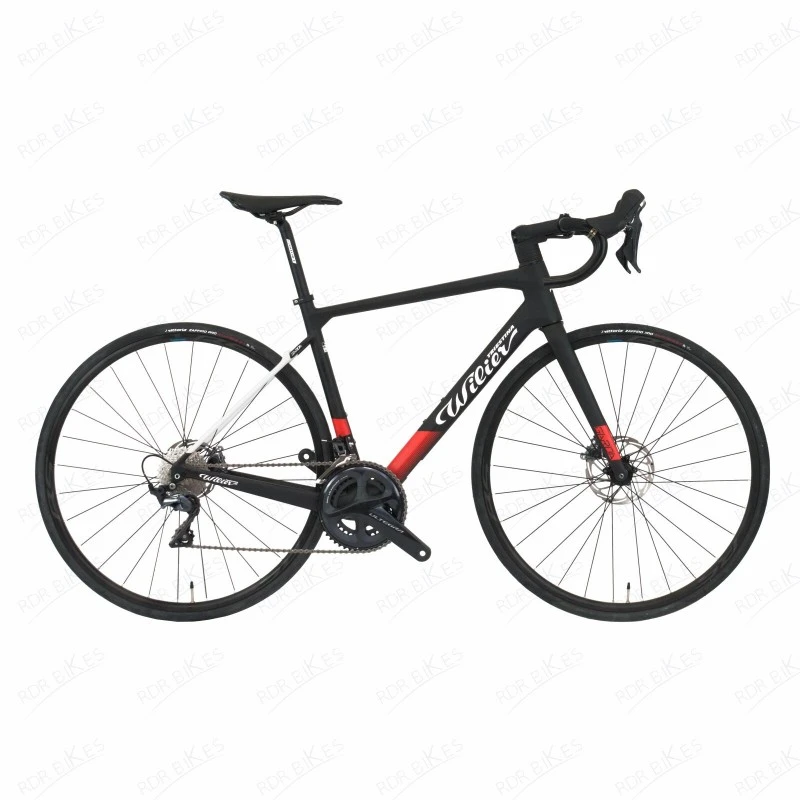 Bici Da Corsa In Carbonio WILIER Garda Ultegra Disc BLACK-RED 3 Bici Da Corsa In Carbonio WILIER Garda Ultegra Disc BLACK-RED
