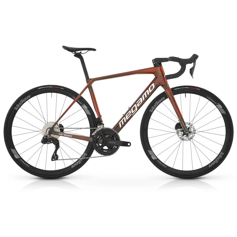 Bici Da Corsa MEGAMO RAISE 15 SH12 Disk In Carbonio SHIMANO 105 Di2 12v Elettronico 3 Bici Da Corsa MEGAMO RAISE 15 SH12 Disk In Carbonio SHIMANO 105 Di2 12v Elettronico