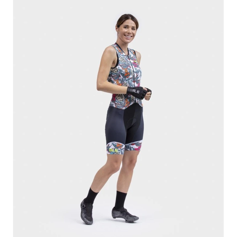 Body Ciclismo Donna ALE' PR-R TATTOO Bianco 11 Body Ciclismo Donna ALE' PR-R TATTOO Bianco - immagine 9