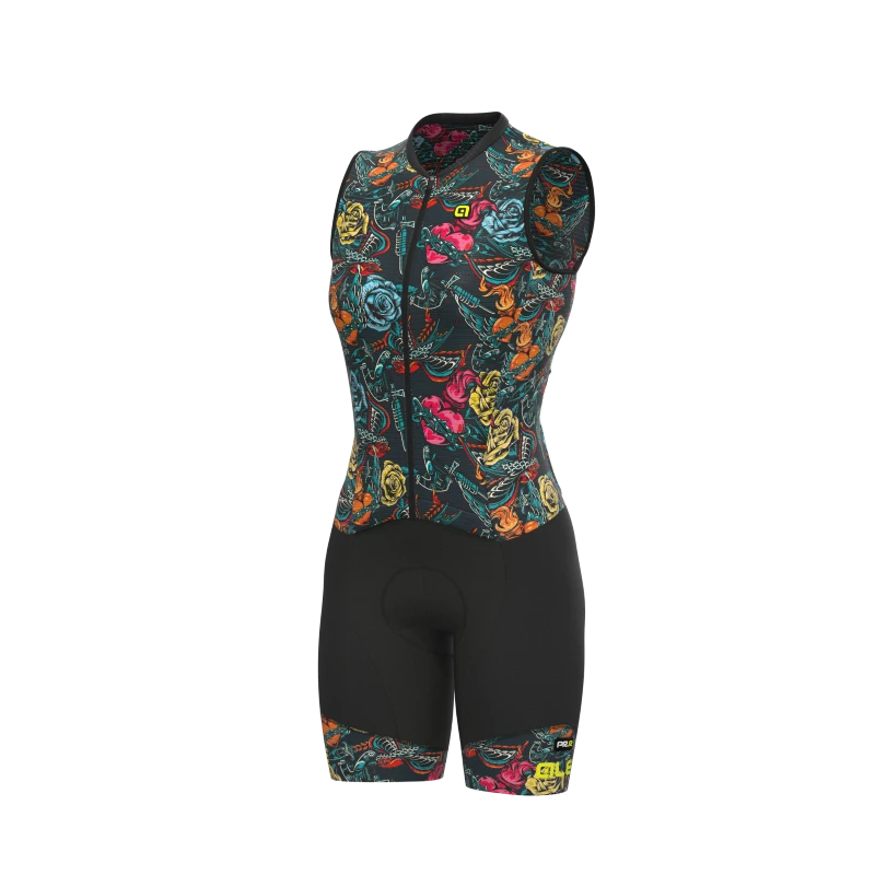 Body Ciclismo Donna ALE' PR-R TATTOO Grigio 3 Body Ciclismo Donna ALE' PR-R TATTOO Grigio