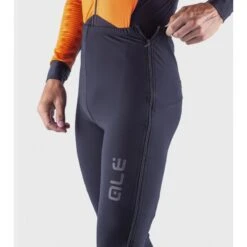 Calzamaglia Invernale Ciclismo Senza Bretelle ALE' SOLID FUGA Nero 2022 -Vendite Santini calzamaglia invernale ciclismo senza bretelle ale solid fuga nero 2022 4