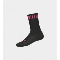Calzini ALE' 18 Cm Strada Nero-rosa Fluo 2022