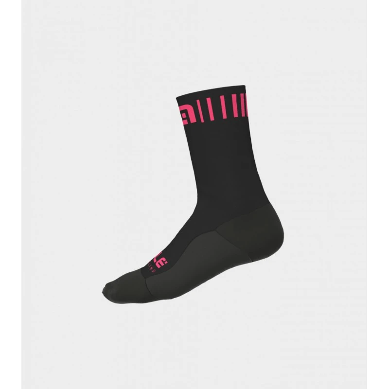 Calzini ALE' 18 Cm Strada Nero-rosa Fluo 2022 3 Calzini ALE' 18 Cm Strada Nero-rosa Fluo 2022