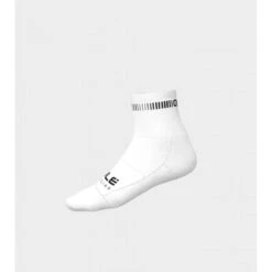 Calzini Ciclimo Q-SKIN 12cm ALE' LOGO Bianco-nero