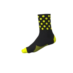 Calzini Ciclimo Q-SKIN 16cm ALE' BUBBLE Giallo Fluo