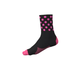 Calzini Ciclimo Q-SKIN 16cm ALE' BUBBLE Rosa Fluo