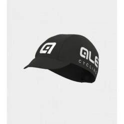 Cappellino Ciclismo ALE' COTTON Nero-bianco