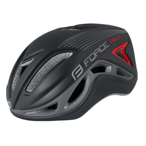 Casco Bici Da Corsa FORCE REX NERO GRIGIO -Vendite Santini casco bici da corsa force rex nero grigio