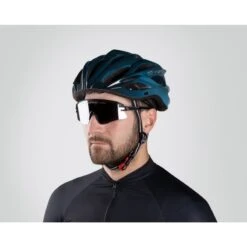 Casco Bici MTb E Corsa Force Bull HUE Nero Blu -Vendite Santini casco bici mtb e corsa force bull hue nero blu 4