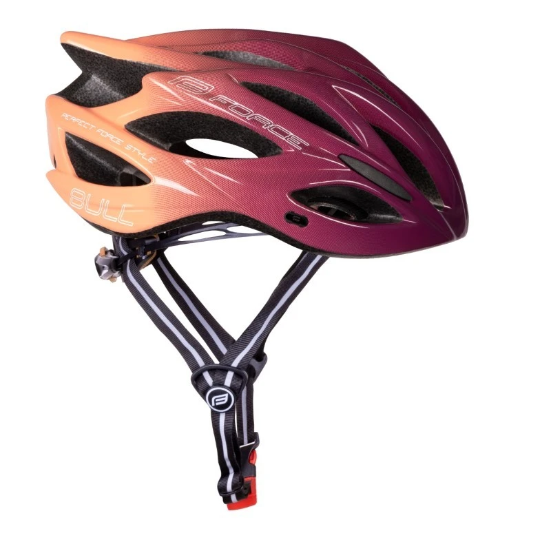 Casco Bici MTb E Corsa Force Bull HUE Porpora Pesca 4 Casco Bici MTb E Corsa Force Bull HUE Porpora Pesca - immagine 2