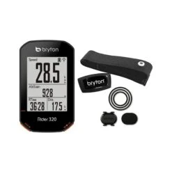 Ciclocomputer GPS Bici BRYTON Rider 320T Con Cadenza E Fascia Cardio