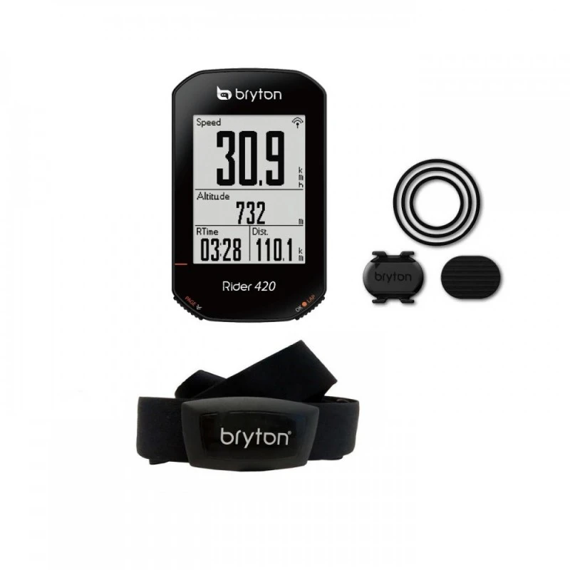 Ciclocomputer GPS Bici BRYTON Rider 420T Fascia Cardio E Cadenza 3 Ciclocomputer GPS Bici BRYTON Rider 420T Fascia Cardio E Cadenza