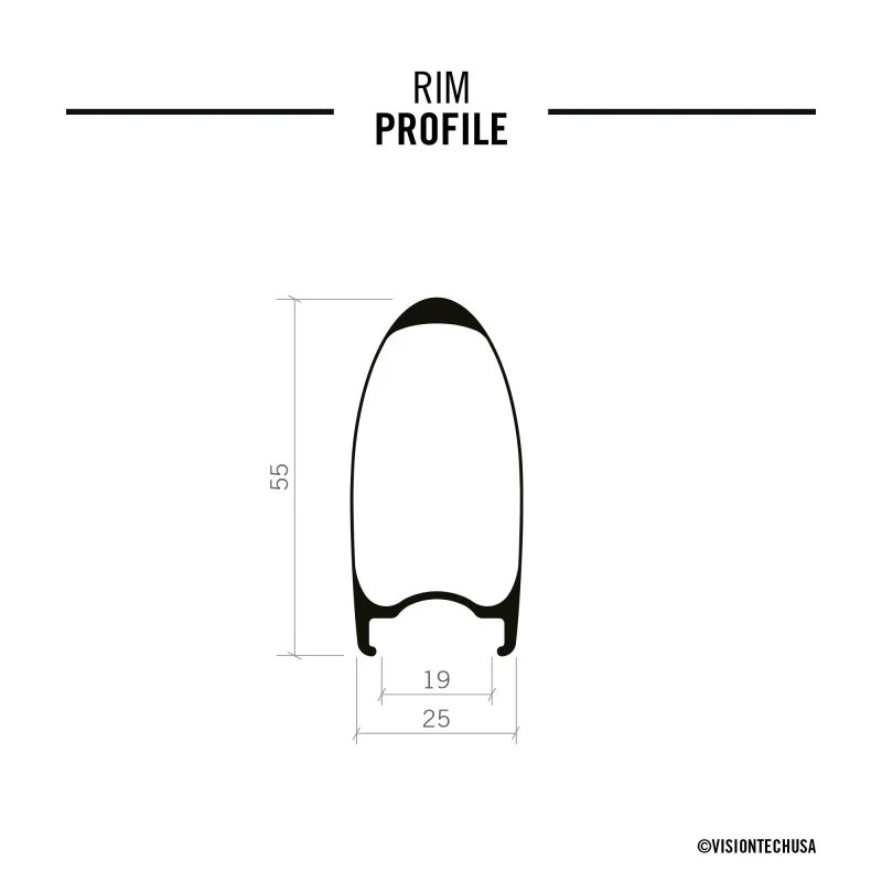 Coppia Ruote In Carbonio VISION TC55 DB CL Disc 6 Coppia Ruote In Carbonio VISION TC55 DB CL Disc - immagine 4