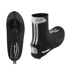 Copriscarpe Ciclismo Neoprene FORCE OVER ROAD Nero
