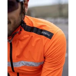 Giacca SANTINI Invernale ANTIPIOGGIA GUARD NEO Shell Arancione -Vendite Santini giacca santini invernale antipioggia guard neo shell arancione 5