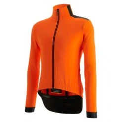 Giacca SANTINI Invernale ANTIPIOGGIA VEGA MULTI Arancione Con Cappuccio -Vendite Santini giacca santini invernale antipioggia vega multi arancione con cappuccio 1