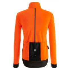 Giacca SANTINI Invernale ANTIPIOGGIA VEGA MULTI Arancione Con Cappuccio -Vendite Santini giacca santini invernale antipioggia vega multi arancione con cappuccio 2