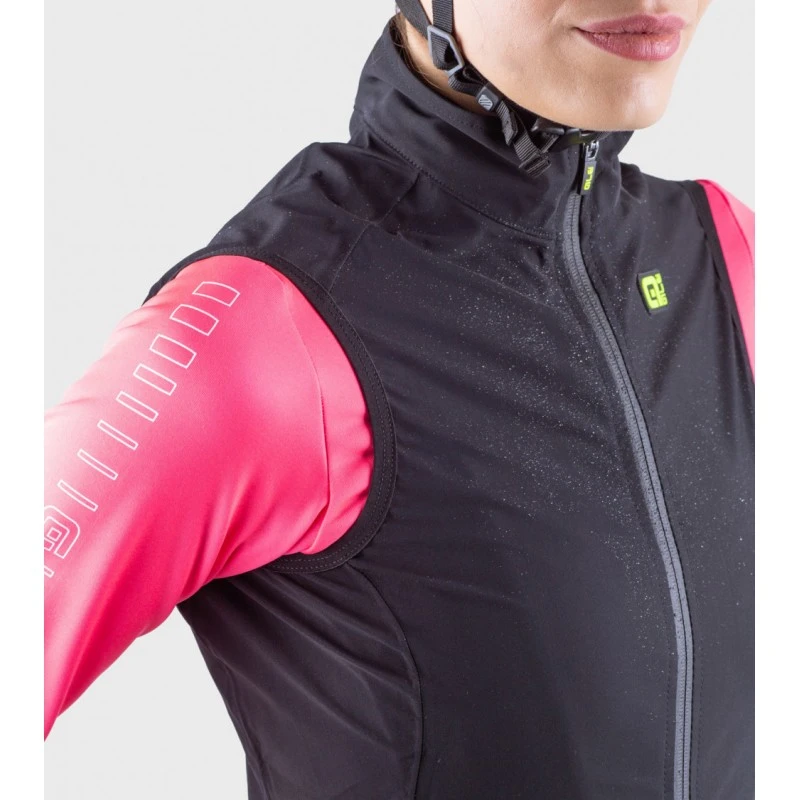 Gilet Antipioggia Donna ALE' KLIMATIK Guscio RACING Nero 7 Gilet Antipioggia Donna ALE' KLIMATIK Guscio RACING Nero - immagine 5