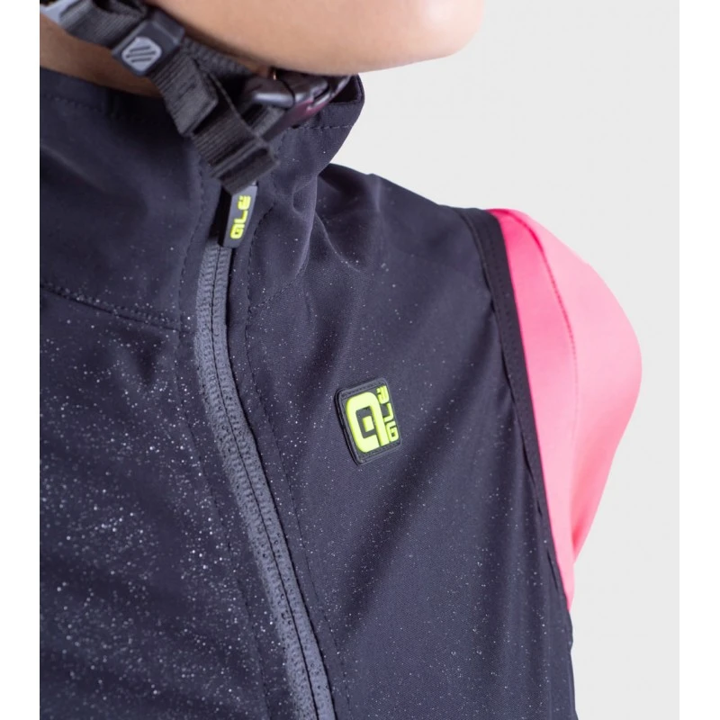 Gilet Antipioggia Donna ALE' KLIMATIK Guscio RACING Nero 9 Gilet Antipioggia Donna ALE' KLIMATIK Guscio RACING Nero - immagine 7