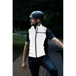 Gilet Ciclismo Antivento FORCE FLASH Riflettente -Vendite Santini gilet ciclismo antivento force flash riflettente 4