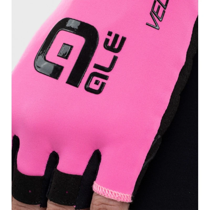 Guanti Estivi Ciclismo ALE' VELOCISSIMO Rosa Fluo-nero 8 Guanti Estivi Ciclismo ALE' VELOCISSIMO Rosa Fluo-nero - immagine 6