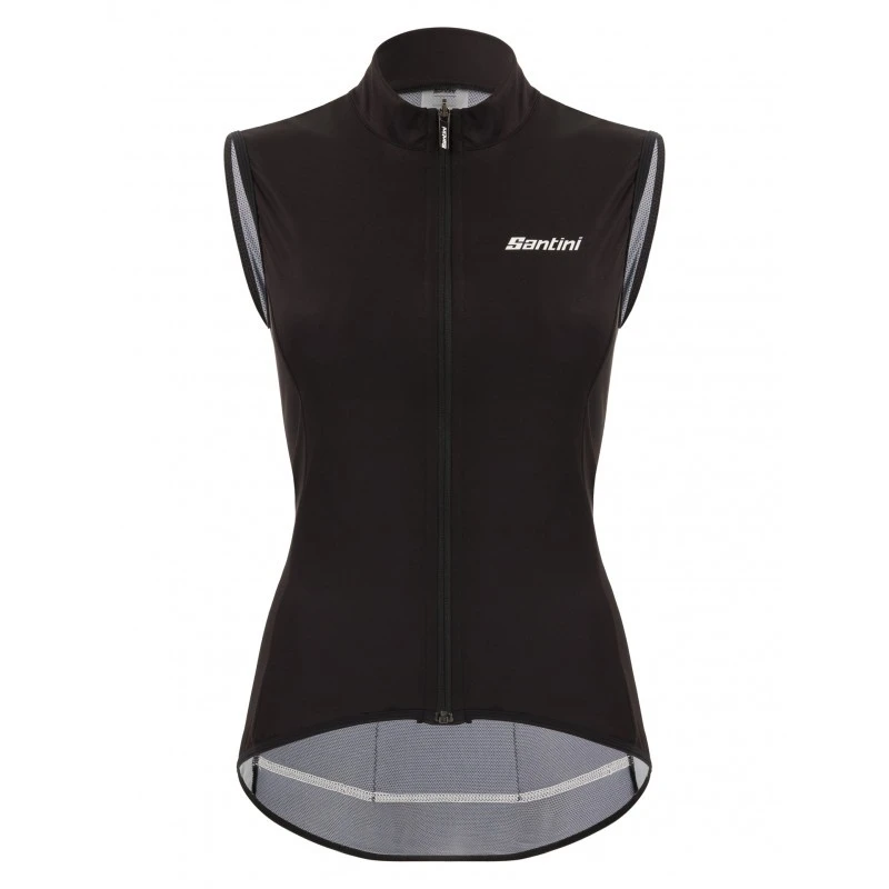 Guscio Ciclismo Antipioggia Antivento SANTINI NEBULA PURO VEST Donna NE 5 Guscio Ciclismo Antipioggia Antivento SANTINI NEBULA PURO VEST Donna NE - immagine 3