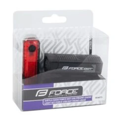 Kit Luce Anteriore + Posteriore Di Sicurezza FORCE DOT Led Usb -Vendite Santini kit luce anteriore posteriore di sicurezza force dot led usb 3