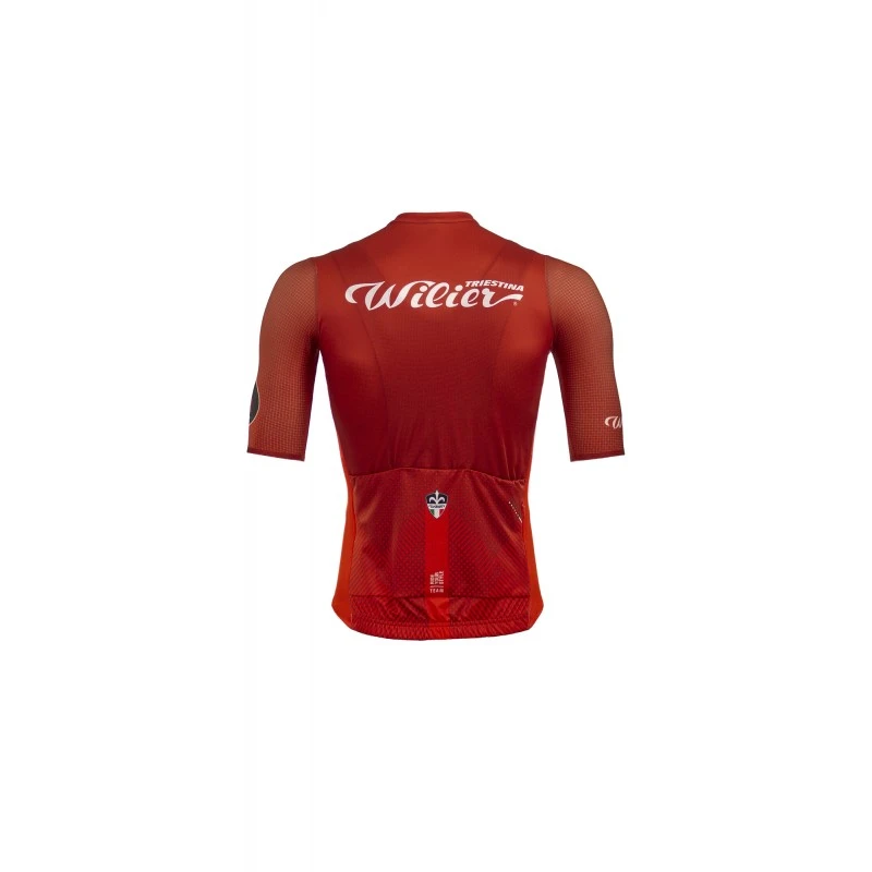 Maglia Bici Ciclismo WILIER CLUB Uomo TEAM 2022 ROSSO 4 Maglia Bici Ciclismo WILIER CLUB Uomo TEAM 2022 ROSSO - immagine 2