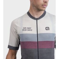 Maglia Ciclismo ALE' OFF ROAD - GRAVEL CHAOS Grigio -Vendite Santini maglia ciclismo ale off road gravel chaos grigio 4