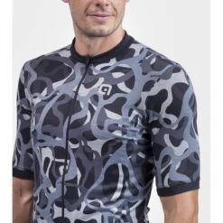 Maglia Ciclismo ALE' OFF ROAD - GRAVEL WOODLAND Grigio -Vendite Santini maglia ciclismo ale off road gravel woodland grigio 3