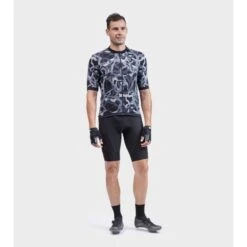 Maglia Ciclismo ALE' OFF ROAD - GRAVEL WOODLAND Grigio -Vendite Santini maglia ciclismo ale off road gravel woodland grigio 5