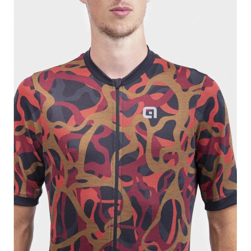 Maglia Ciclismo ALE' OFF ROAD - GRAVEL WOODLAND Rosso 9 Maglia Ciclismo ALE' OFF ROAD - GRAVEL WOODLAND Rosso - immagine 7