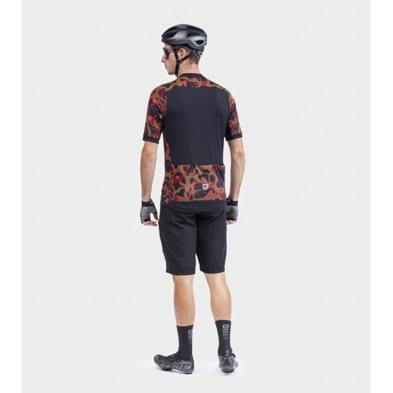 Maglia Ciclismo ALE' OFF ROAD - GRAVEL WOODLAND Rosso 10 Maglia Ciclismo ALE' OFF ROAD - GRAVEL WOODLAND Rosso - immagine 8