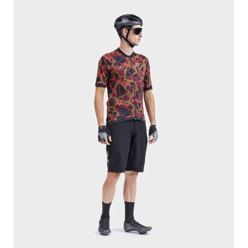 Maglia Ciclismo ALE' OFF ROAD - GRAVEL WOODLAND Rosso 11 Maglia Ciclismo ALE' OFF ROAD - GRAVEL WOODLAND Rosso - immagine 9