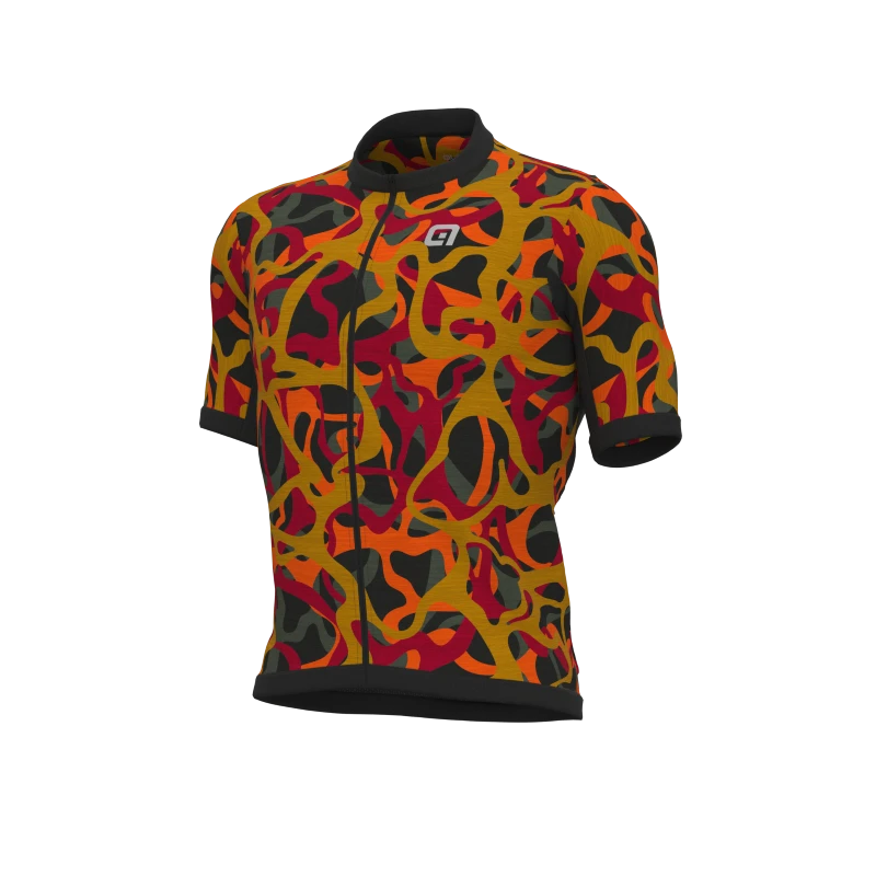 Maglia Ciclismo ALE' OFF ROAD - GRAVEL WOODLAND Rosso 3 Maglia Ciclismo ALE' OFF ROAD - GRAVEL WOODLAND Rosso