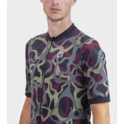 Maglia Ciclismo ALE' OFF ROAD - GRAVEL WOODLAND Verde -Vendite Santini maglia ciclismo ale off road gravel woodland verde 4