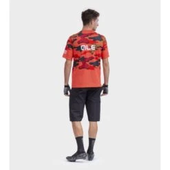 Maglia Ciclismo ALE' OFF ROAD - MTB STAIN Rosso -Vendite Santini maglia ciclismo ale off road mtb stain rosso 4