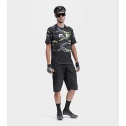 Maglia Ciclismo ALE' OFF ROAD - MTB STAIN Verde -Vendite Santini maglia ciclismo ale off road mtb stain verde 6