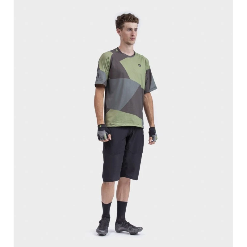 Maglia Ciclismo ALE' OFF ROAD - MTB SWEDISH CAMO Verde 11 Maglia Ciclismo ALE' OFF ROAD - MTB SWEDISH CAMO Verde - immagine 9