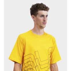 Maglia Ciclismo ALE' OFF ROAD - MTB VISUAL Giallo -Vendite Santini maglia ciclismo ale off road mtb visual giallo 3