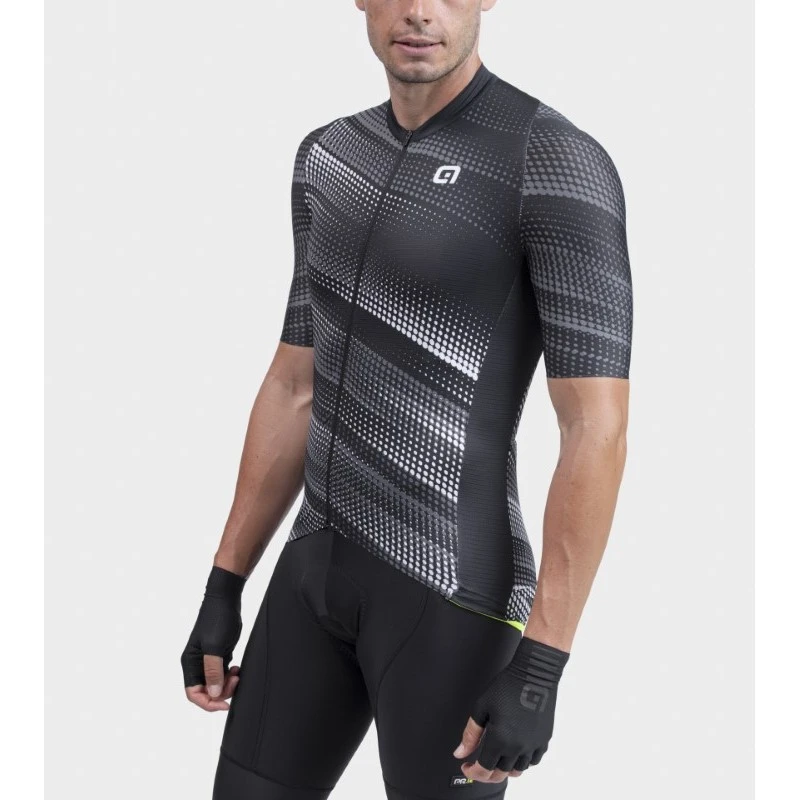 Maglia Ciclismo ALE' PR-R GREEN SPEED Nero 8 Maglia Ciclismo ALE' PR-R GREEN SPEED Nero - immagine 6