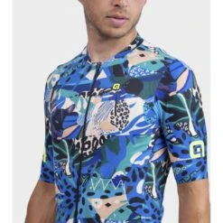 Maglia Ciclismo ALE' PR-R KENYA Azzurro -Vendite Santini maglia ciclismo ale pr r kenya azzurro 4