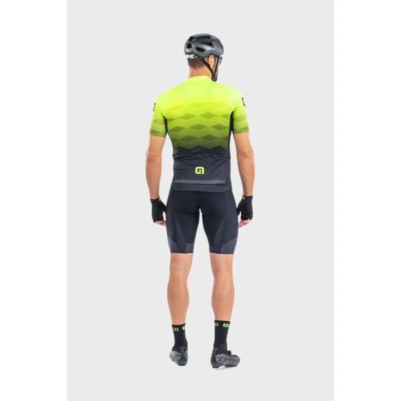 Maglia Ciclismo ALE' PR-R MAGNITUDE Giallo Fluo 10 Maglia Ciclismo ALE' PR-R MAGNITUDE Giallo Fluo - immagine 8