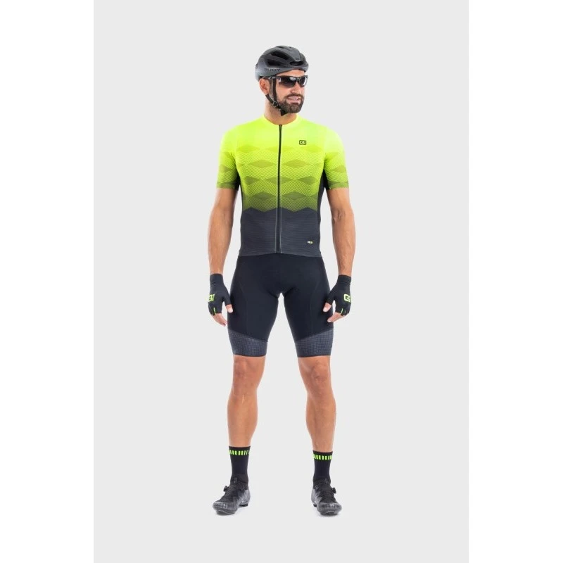 Maglia Ciclismo ALE' PR-R MAGNITUDE Giallo Fluo 11 Maglia Ciclismo ALE' PR-R MAGNITUDE Giallo Fluo - immagine 9