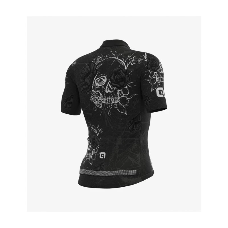 Maglia Ciclismo ALE' PR-R SKULL Nero 4 Maglia Ciclismo ALE' PR-R SKULL Nero - immagine 2